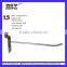 chrome / zinc / powder coat Metal slatwall hanger hook / steel hook