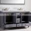 Grey 60 Inch Wooden Bathroom Vanity With Double Sinks From China