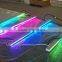 Trending new products 2014 AAA*3 battery color changing RGB 10 basic light colors led torch light magnetic switch flashlight