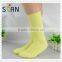 CUSTOM LIME GREEN Color Men's COTTON Dress SOCKS