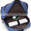Japanese pure color backpack for boys,Korean canvas Laptop backpack for traveling