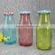 300ml colored glass bottles for milk