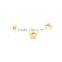 18K Gold Plated Tiny Star Charm Connectors for Rope Bracelets