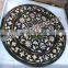 Italion Round Pietre Dure Marble Table Top, Marble Inlay Table Top, Dinning Table Top