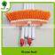 Cleaning tools plastic soft broom brush with wooden broom handles