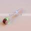 Multi-Color Led Vibration Massage Derma Roller with replaceable roller tip