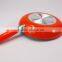 7Pcs Orange Aluminum Non-Stick Cookware Set With Glass Lid