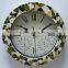 15 Inch 3 in 1 Polyresin Decorative Mosaic Clock