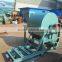low consumption wood chipper with tractor