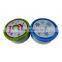 Red empty slip slide round tin container, lip balm tin box, Aluminium cosmetic tins