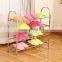 5 tiers stainless steel square tube shoes storage orginaze