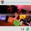 Led square stool bar stool colorful plastic stool of remote control