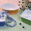 Haonai Multi color ceramic pet bowl, customized size pet bowl
