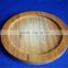 round cheap custom printed wooden dinner plates