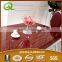 TH348 Modern design Red marble stainless steel dining table