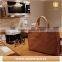fashion design washable kraft paper reusable tote bag shopping bag