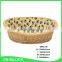 Large stackable cheap natural woven wicker pet bed