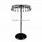 Metal countertop rotating jewelry display stand