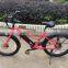 26 inch brushless hub electric bicycle lithium battery powered electric beach cruiser bike for lady