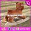 2017 New design cute bear wooden baby rocking animal W16D073