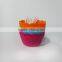 summer hot ice cream bowl set of 4 with lace brim
