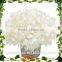 colorful silk artificial hydrangea flower ball with grass pot wholesale