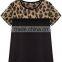 Fashion chiffon blouse Women Tops with Leopard