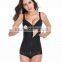 2015 Top Sell Women Sexy Elastic Breathable zipper slimming Body Shaper Corset