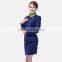 Navy Blue Airline Uniforms Flight Attendant Outfit