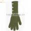 100% Cashmere Long Gloves with Botton for Girls or Ladies
