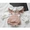 Latest 2017 Corduroy Baby Girl Romper Ruffle Carters Baby Clothes