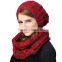 Knitted winter hat cheap custom beanie hat merino wool beanie