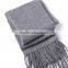 Men's scarf knit scarf winter latest design cashmere scarf for man