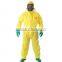 Juqian 2016 sulfuric acid alkali mercury one piece plastic chemical Safety protective clothing