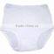 50% Polyester & 50% Cotton (1x1 Rib) Short Pants/Trousers (White Bleached)