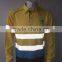 Hot sale custom printed polyester safety hi vis micro mesh heat-applied tape reflective polo shirt