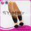 Black Rose Straight Colored Brazilian Ombre Weave Hair, Wholesale Three Tone Ombre Colored Human Hair Extension