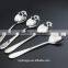 304 stainless steel spoon / jaxn gold plating skeleton coffee honey tea spoon and fork /fancy dessert jam spoon