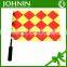 Silk Screen Printing Hand Sports Soccer Polyester Referee Flags