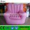 Inflatable sofa chair with ice bucket ice cooler at the bottom with high quality