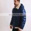 China supplier fur collar bule polyester down jacket for mens