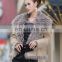 one whole lamb skin leather jacket real fur coat for women