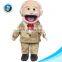 Cheap custom plush soft kids baby toy stuffed sex rag doll wholesale cute cartoon funny plush grandmother hand puppet