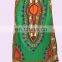 Indian 2017 Womens African Dashiki Printed Long Full Maxi Dress Elastic Waist Skirt Cotton