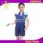 Guangzhou factory summer child girls solid color cotton jumpsuit
