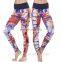 New Design Printing Gym Clothing Custom Supplex Yoga Leggings for Women