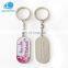 China cheap made high end metal keychain custom plain metal keyrings