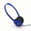 3.5mm noise cancellation blue airline headset headphone