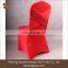 Hot Sale Spandex Cross Ruffle Back Banquet Chair Cover