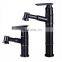 Pull down Black vintage Lavatory Basin Sink Faucet pull out basin mixer tap for Above Counter Basin